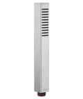Eco Performance Handheld Shower Head In Chrome With Full Spray 1 Inch Square Head WaterSense Certified Low Flow Easy Install Versatile Design For Any Shower