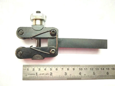 Spring Loaded Clamp Style Knurling Tool For Lathe Work With Three To Twenty Five Millimeter Capacity And Five Eighth Inch Square Shank