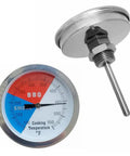 Two Pack BBQ Grill Temperature Gauges With 3 Inch Dial Faces For Charcoal Grills And Smokers Read 100 To 550 Degrees Fahrenheit Fast And Accurate