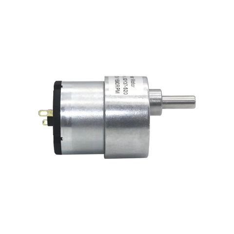 Kickass 24V Dc Mini Gear Motor With High Torque Reduction Box, compact design, 6mm shaft, suitable for DIY robotics projects.