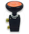 Top view of BAV015 4 Way 3 Position Manual Air Valve With Five 1 Quarter Inch NPT Ports for tailgates and pneumatics control