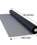 Heavy Duty Fiberglass Window Screen Mesh Roll 36 Inch By 100 Foot Replacement For Windows Doors Patios Porches And Screens Charcoal Color