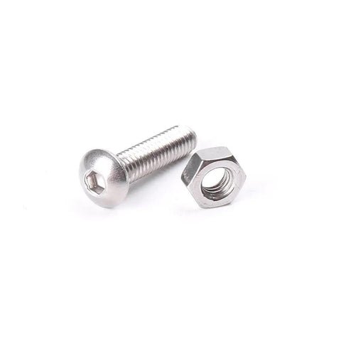 440 Piece M3 M4 M5 Hex Socket Button Head Bolts Screws Nuts Kit With Box Stainless Steel Heavy Duty Fasteners For Industrial And Construction Projects All In One Assorted Hardware Set stainless steel M5 bolt and hex nut