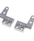 Two Pack Marine Boat Door Torque Positioning Friction Hinges, 4 Hole Mount, Silver, Heavy Duty Cabinet And Gate Hinges For Boats