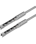 uxcell hollow-chisel mortise drill bits, 1/2-inch, high-carbon steel, set of two