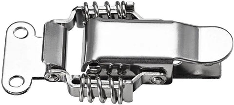 Stainless Steel 304 Compression Spring Draw Toggle Latch Clamp 95mm Long Pack Of 4 heavy duty locking fastener side view