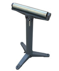 Big Time Heavy Duty Adjustable Pedestal Roller Stand With Smooth Ball Bearing Wheels Built For Tough Workshop Jobs And Solid Material Support Up To Six Hundred Pounds Rolls Like Butter Gray, showcasing the adjustable roller and tripod base.