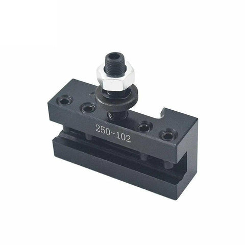 Five Piece Pro Grade Quick Change Tool Post Boring Turning Holder Set For Lathe Swing Six To Twelve Inches, Tool Holder 250-102