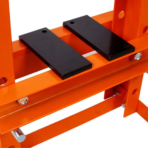 Built Like A Tank 6 Ton Hydraulic Shop Press Heavy Duty Benchtop A Frame Stand With Adjustable Height And Safety Valve Badass Garage Workhorse For Fast Auto Repair And Metal Fabrication Coated In Bright Orange