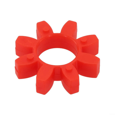 Polyurethane Open Center Spider Shaft Coupling Insert For Machinery Drives, Conveyors And Pumps, Heavy Duty Flexible Red Urethane Coupler