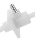 Replacement Valve For Hydrogen-Oxygen Machine With Fluid Flow Control And High Sealing Efficiency, white plastic material