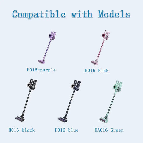 Image showing compatible vacuum models for 26.5V Charger For Cordless Vacuum H016 HA016 Power Supply Replacement