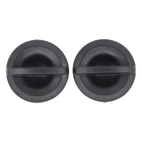 Level Up Your Ride Game With Heavy Duty Glove Box Door Stopper Damper, black plastic latch brackets for Hyundai Kia vehicles.