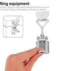 Rock Solid Stainless Steel Toggle Latch Clamp With Adjustable Movable Spindle For Jigging Tool Fixtures held in hand.
