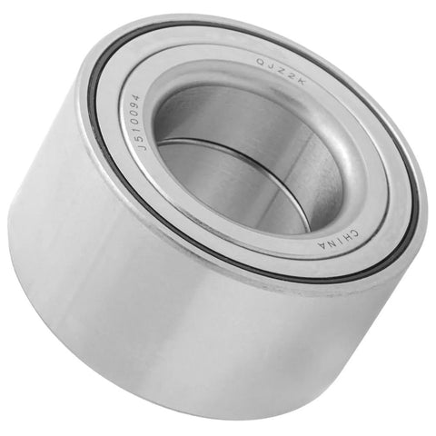 Close-up view of a metal wheel bearing from Two Pack Front Wheel Bearing Kit Fits Prius AWD E 2019 2020 Prius C 2012 2019 Prius Prime.