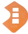 Top Shelf Router Template Kit For Dead Simple Cabinet Corner Cutting And Exact Switch Hole Marking includes R15 R30 R200 radius guide.