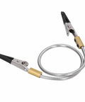 Adjustable Alloy Steel Soldering Clamp With High Temperature Rubber Sleeve for electronics repair, metal coil with clips.