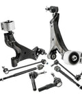 Lower Control Arm Suspension Kit With Ball Joints Sway Bar Links And Tie Rods For Chevrolet Equinox And GMC Compatible With Parts 15779960 15779961 Automotive Replacement Control Arm Bushing Kit displayed