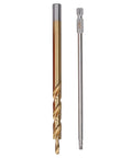 Hella Precise Pocket Hole Jig Kit With Metal Step Drill Bit And Hex Wrench Plus Screwdriver For Smooth Woodworking Jobs featuring step bit and wrench.