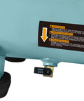 Installed Brass Mini Ball Valve Drain Valve For Air Compressor showcasing its position and connection to the tank.