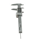 Digital Vernier Caliper 0-150mm Stainless Steel LCD(With battery) displaying clear measurements on a brushed stainless steel body.
