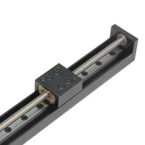 Slick Compact Linear Rail Guide System With 150Mm Travel, 6Mm Lead Screw And 1Mm Pitch, CNC Router Linear Stage X Y Z Actuator