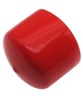 Front view of Four Pack 1.98-Inch Red Rubber Bearing Caps For Trailer Wheel Hub Dust Covers Keep Bearings Clean And Lubricated