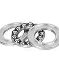 Low Noise High Speed Plane Axial Ball Thrust Bearing 51103 5 Pack With Bearing Steel Construction For Heavy Duty Industrial Machinery Maintenance And Equipment Upkeep, three-ring view