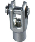 Heavy Duty Iron Air Cylinder Rod Clevis End Y Connector 28mm Length M6x1 Female Thread 2 Pack Durable Pneumatic Joint For 16mm Bore Cylinders Built Tough, iron clevis
