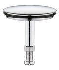 Resistant Brass Bathtubs Plugs 43mm for Homes, chrome finish stopper, adjustable design for sinks and tubs.