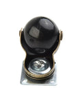 Four Pack Of 1.5 Inch Gold Ball Caster Wheels For Sofas And Ottomans Featuring Smooth 360 Degree Swivel Casters To Roll Furniture Around Home Without Breaking A Sweat Or Scratching Floors Ever, black ball caster close-up.
