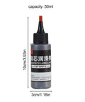 Graphite Powder Lubricant For Locks And Hinges Dry Moisture-Resistant Formula 50ml bottle with needle tube applicator