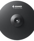 13 Inch Triple Zone Electronic Cymbal Crash Ride With Instant Mute Choke For Digital Drums And Electric Kit Wide Playing