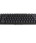 Clutch Compact Wired Mechanical Keyboard With Loud Blue Switches And Custom Rgb Backlight For Pro Gaming And Fast Typing flat top view.
