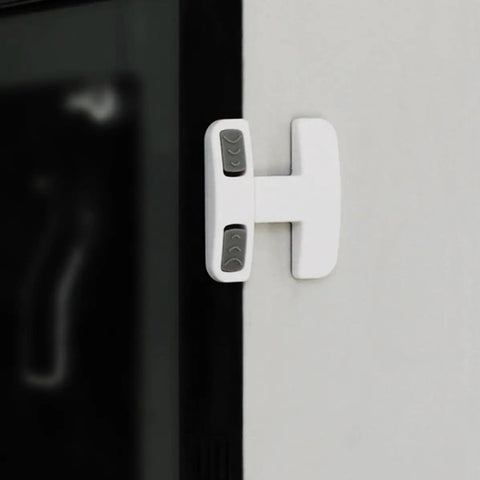 Kidproof Fridge Lock For Cabinets And Drawers Anti Pinch Plastic Strap Latch Self Adhesive Cabinet Lock For Kitchen And Bedroom Proofing