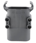 Workhorse Male Forklift Connector For Ev Charging Setup Rated Heavy Duty Beast Mode With 320A And Dc 150V Spec slate gray front view.