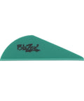 Blazer Vane 2 Inch 3D Hunting Vanes Teal 36 Pack For Lift And Steerage With Flat Trajectory No Primers Needed AR1000 Material