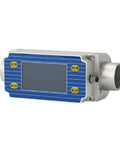 Hella Precise Compact Digital Inline Mass Flow Sensor For Multiple Gases And Water Straight Up Reliable Heat Flow Meter with blue interface
