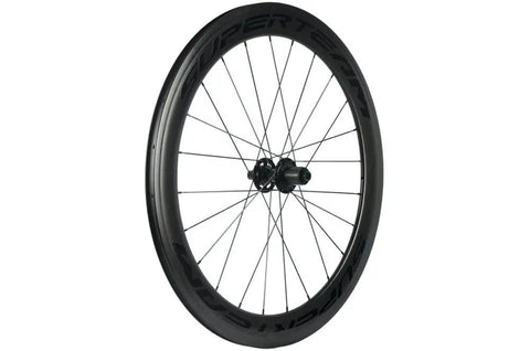 60mm Carbon Road Disc Clincher Wheelset For Fast Sprinting And Smooth Climbs 700C Rim Matte 23mm Width Center Lock Hubs