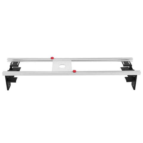 48-Inch Precision Planer Trolley Kit With Reinforced Rails And Router Flattening Sled System, 3-Axis Height Adjustment shown
