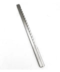 Push Type C Broach Cutting Tool 5/16 Inch Size With Shim for CNC Metalworking Machining Tools, side view showing teeth