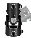 Heavy Duty Single Steering Shaft Universal U Joint Cross 3/4 Dd By 1 Dd 3 1/4 Inch Long 35 Degree Working Angle side view.