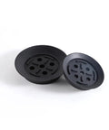 Heavy Duty Industrial Pneumatic Vacuum Sucker Pad For Powerful Manipulator Lifting H125 Model in black rubber, designed for stable lifting.