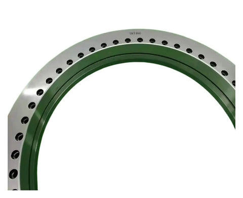 Heavy Duty Rotary Table Bearing Built Like A Tank For Rock Solid Precision Rotation Slewing Ring Turntable Setup For Professional Machine Shops And Factory Gear 600mm with green and silver design