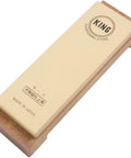 6000 Grit Deluxe Water Stone For Finishing Knives, Scissors, Chisels, And Kitchen Tools, Pro Grade Whetstone on wooden base