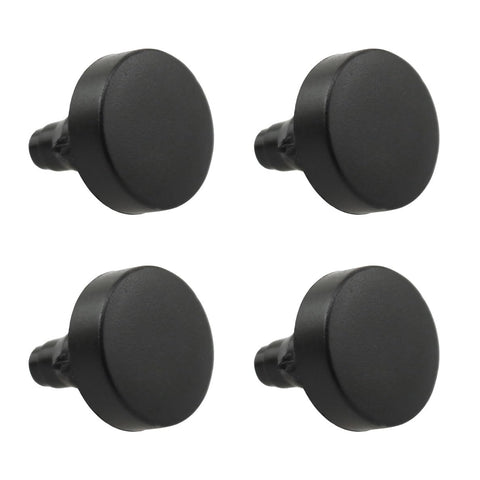40 Pcs PE Curved Adjustable Furniture Leg Fittings Leveling Feet for Desks Tables Shelves Cabinets Black Non Slip Foot Pads
