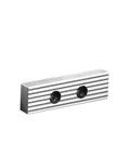 Heavy Duty CNC Milling Vise Featuring Bulletproof Clamping Grip And Cross Grain Bed, stainless steel vise jaw with grooves