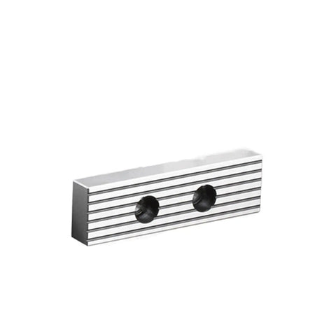 Heavy Duty CNC Milling Vise Featuring Bulletproof Clamping Grip And Cross Grain Bed, stainless steel vise jaw with grooves
