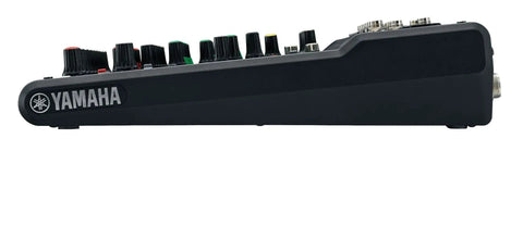 Side view of 10 Channel Studio Mixer With USB And SPX Digital Effects, Class A D PRE Preamps, Fat Bass And Smooth Highs.