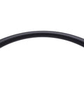 Charleston Collection Three Quarter Inch Center To Center Matte Black Modern Arched Cabinet And Drawer Pull Handle, side view